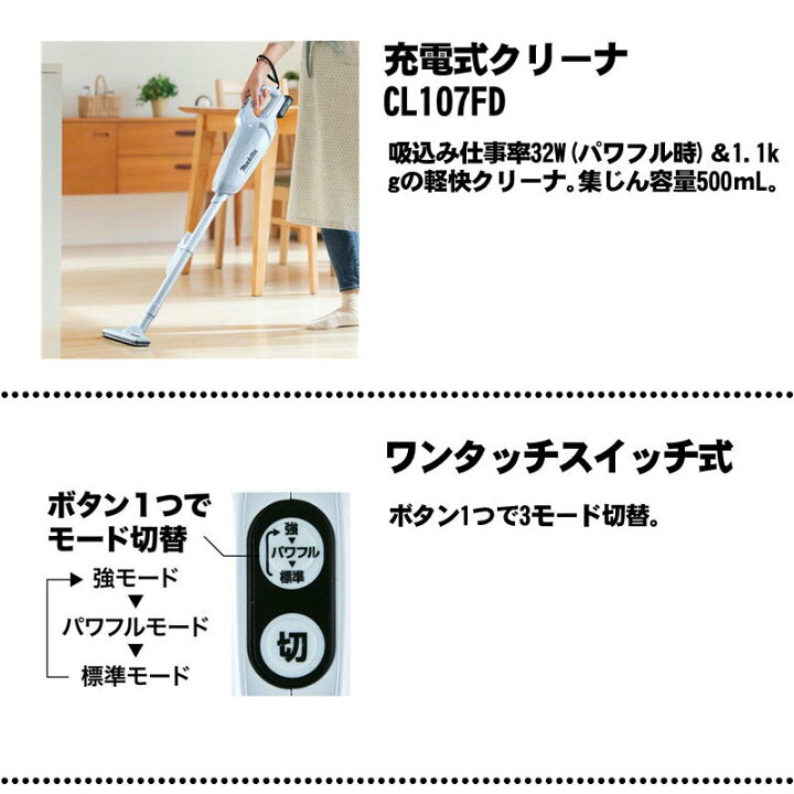 楽天市場】マキタ(makita) CK1013 充電式クリーナー＋ブロワ コンボ 