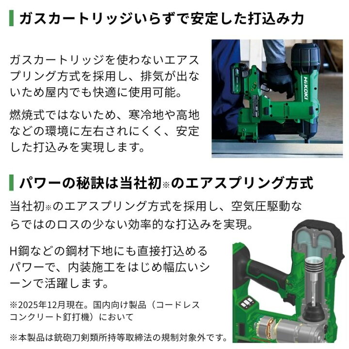 楽天市場】ハイコーキ（旧：日立工機） NC1840DA(2XPZ) コードレス 