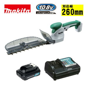 �}�L�^(makita) MUH268DWH 260mm�[�d���~�j���_�o���J�� 10.8V 1.5Ah �Z�b�g�i(�{�́EBL1015×1�E�[�d��) ������ ���� �y�� �R�[�h���X