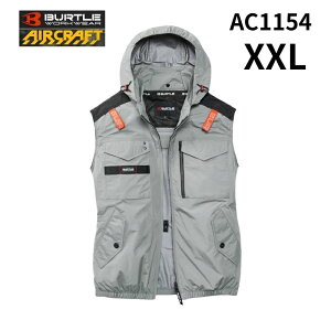 BURTLE(�o�[�g��) AC1154 �G�A�N���t�g �^�N�e�B�J���x�X�g �T�C�h�t�@�� XXL�T�C�Y �A�b�V���O���[ (2026 �� ���̂� �t�@���t���E�F�A�E�ՔM�E�n�[�l�X�Ή�)��