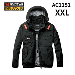 BURTLE(�o�[�g��) AC1151-B-XXL �G�A�N���t�g �����u���]�� �T�C�h�t�@�� �u���b�N XXL�T�C�Y (�� �t�@���t���E�F�A�E�ՔM�E�n�[�l�X�Ή�) ��
