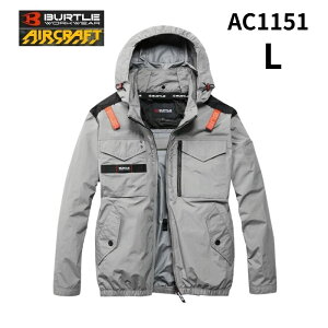 BURTLE(�o�[�g��) AC1151-AG-L �G�A�N���t�g �����u���]�� �T�C�h�t�@�� �A�b�V���O���[ L�T�C�Y (�� �t�@���t���E�F�A�E�ՔM�E�n�[�l�X�Ή�) ��