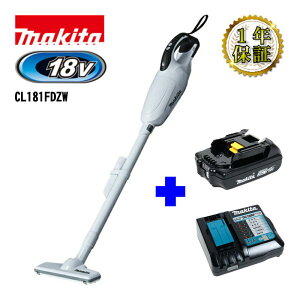 �}�L�^(makita) CL181FDZW �[�d���N���[�i�[(�|���@) 18V(�{�̂̂�) �[�d�� DC18RF �o�b�e�� BL1820B ��