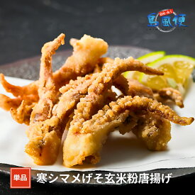 【同梱用単品】寒シマメ（スルメイカ）げそ玄米粉唐揚げ100g スルメイカ イカゲソ 唐揚げ 国産イカ 海士町 CAS 島風生活