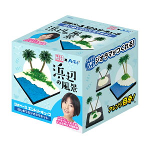 アーテック 浜辺の風景 海 ジオベース エントリーキューブ ジオラマキット 簡単 粘土 058248 送料無料