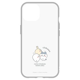 ちいかわ IIIIfit Clear iPhone15 iPhone14 iPhone13対応ケース 携帯ケース スマホケース カバー CK-24C (ふりかえり) 送料無料