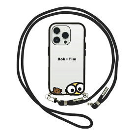 ミニオンズ IIIIfit Loop iPhone15 Pro対応ケース ストラップ付き ショルダー 透明 携帯ケース スマホケース カバー MINI-462A(ボブ＆ティム) 送料無料