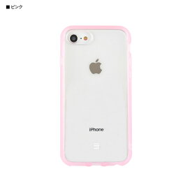 IIIIfit Clear iPhoneSE(第3世代/第2世代)/8/7/6s/6対応ケース スマホケース IFT-111PK(ピンク) 送料無料