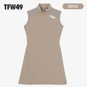TFW49 SLEEVE LESS MOCKNECK ONE PIECE [TL10251010] | fB[X StEFA s[X