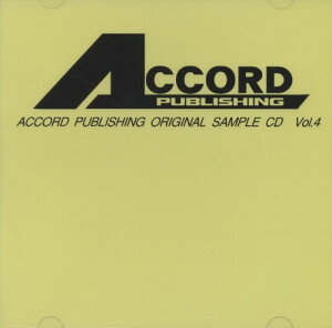 CD ACCORD PUBLISHING ORIGINAL SAMPLE CD 04 ���t�y�T���v��CD Vol�D4 �^ �A�R�[�h�o��