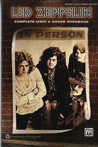 y A LED ZEPPELIN^COMPLETE LYRIC  CHORD SONGBOOK ^ VR[~[WbNG^eCg