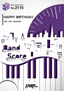 �y�� BP2116 �o���h�X�R�A�s�[�X HAPPY BIRTHDAY�^back number �^ �t�F�A���[
