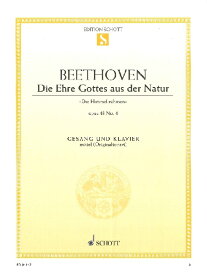 楽譜 VOC511 輸入 ベートーヴェン／自然における神の栄光 ／ ロケットミュージック