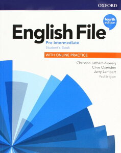 English File 4th Edition Pre-Intermediate Student Book with Online Practice ^ IbNXtH[hwoŋ(JPT)