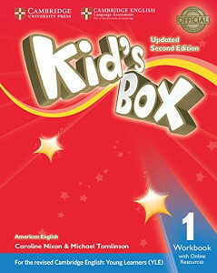 Kid�fs Box American English Updated 2nd Edition L1 Workbook with Online Resources �^ �P���u���b�W��w�o��(JPT)