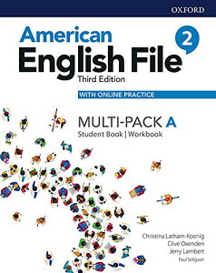 American English File 3rd Edition Level 2 Student Book/Workbook Multi-Pack A with Online Practicey ^ IbNXtH[hwoŋ(JPT)