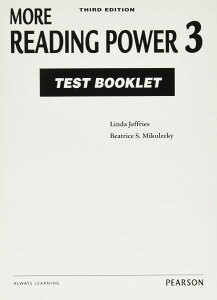 More Reading Power (3E) 3 Test Booklet �^ �s�A�\���E�W���p��(JPT)