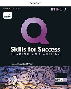 Q Skills for Success 3rd Edition Reading and Writing Intro Student Book B with iQ Online Practicey ^ IbNXtH[hwoŋ(JPT)