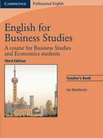 English for Business Studies 3rd Edition Teacher’s Book ／ ケンブリッジ大学出版(JPT)