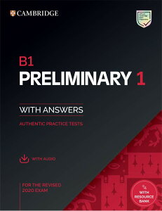 B1 Preliminary 1 for the Revised 2020 Exam Student�fs Book with Answers with Audio �^ �P���u���b�W��w�o��(JPT)
