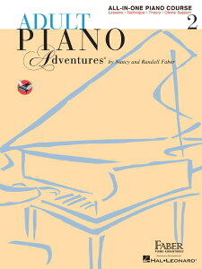 �y�� �A�� �s�A�m�E�A�h�x���`���[ ADULT PIANO ADVENTURES ALL-IN-ONE COURSE2 �^ �S���y���o�Ŏ�
