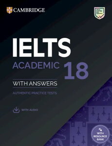 IELTS 18 ACADEMIC STUDENT'S BOOK WITH ANSWERS WITH AUDIO WITH �^ �P���u���b�W��w�o��(JPT)