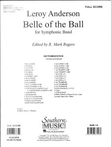 �y�� MUPS3611 �A�� ������̔����i�����C�E�A���_�[�\���j�i�X�R�A�̂݁j�yBelle of the Ball�z �^ �~���[�W�b�N�G�C�g