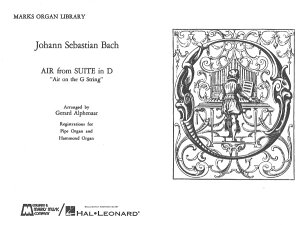 y A IK G̃AA iOrgan Soloj Air on the G String /J.S. Bach ^ ()e[k