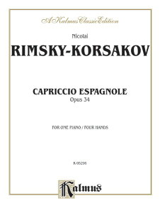 楽譜 輸入 スペイン奇想曲 作品34 (1P4H) Capriccio Espagnole Op. 34 /Rimsky-Korsakov / (株)テーヌ商会
