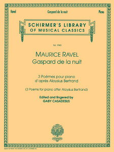 �y�� �A�� ��̃K�X�p�[�� �i�s�A�m�\���j Gaspard de la Nuit /Maurice Ravel �^ (��)�e�[�k����