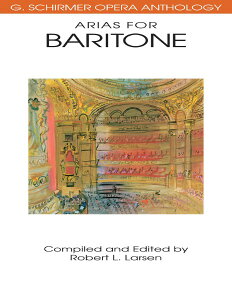 y A IyEAAWiogj Arias for Baritone /Various ^ ()e[k