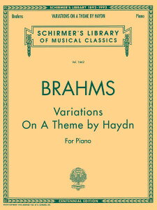 y A nCh̎ɂϑt isAm\j Variations on a Theme by Haydn (Piano) /Johannes Brah ^ ()e[k