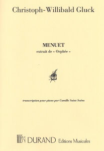 �y�� �A�� ����̗x�� �i�̌��u�I���t�F�I�ƃG�E���f�B�[�`�F�v���j Menuet d�fOrphee (Piano Solo) /Cristoph �^ (��)�e�[�k����