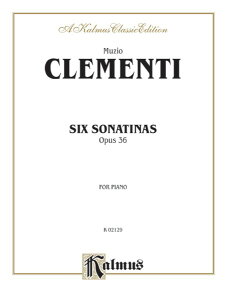 楽譜 輸入 6つのソナチネ Op. 36 (Piano Solo) Six Sonatinas Opus 36 /Muzio Clementi / (株)テーヌ商会