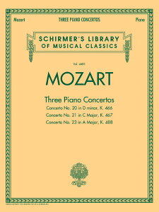�y�� �A�� 2��s�A�m�̂��߂�3�̃s�A�m���t�ȏW�i2P4H�j Mozart Three Piano Concertos /Wolfgang Amadeus Mo �^ (��)�e�[�k����