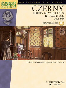 y A 30ԗKȍi849isAm\j Czerny Thirty New Studies in Technics Op.849 /Carl Czerny ^ ()e[k