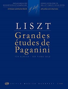 �y�� �A�� �p�K�j�[�j�ɂ�����K�ȏW �i�s�A�m�\���j Grandes Etudes de Paganini /Franz Liszt �^ (��)�e�[�k����