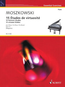 �y�� �A�� 15�̗��K�� Op�D 72 �i�s�A�m�j 15 Virtuoso Studies Op. 72 /Moritz Moszkowski �^ (��)�e�[�k����