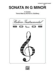 �y�� �A�� �o�X�N�����l�b�g�\�� �\�i�^ �g�Z�� �iBass Clarinet �� Piano�j Sonata in G Minor /Henry Eccles �^ (��)�e�[�k����