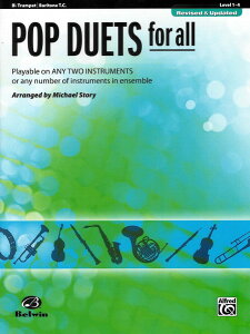 �y�� �A�� �|�s�����[��d�t�ȏW�iTrumpet�^BaritoneT�DC�D�p�j Pop Duets for All Trumpet Baritone T.C. �^ (��)�e�[�k����