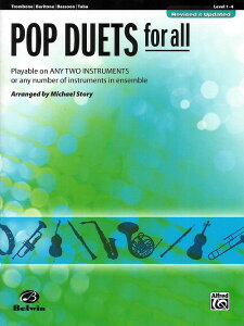 �y�� �A�� �|�s�����[��d�t�ȏW�iTrombone�^BaritoneB�DC�D�^Bassoon�^Tuba�p�j Pop Duets for All Trombone �^ (��)�e�[�k����