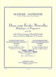 �y�� �A�� �z���� �����I�E�Q�i�I�ȐV����200�̃z�������K�� 2�� 200 Etudes Nouvelles Vol. 2 /Maxime-Alphonse �^ (��)�e�[�k����
