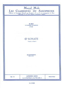 �y�� �A�� �A���g�T�b�N�X�\�� ���@�C�I�����E�\�i�^��6�� 6e Sonate (A.Sax & Piano) /George Frideric Handel �^ (��)�e�[�k����