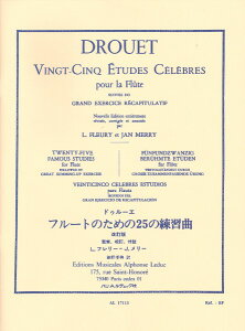 y A t[g t[ĝ߂25̗K 25 Etudes Celebres /Louis F. P. Drouet ^ ()e[k