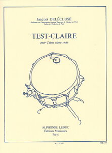 �y�� �A�� �X�l�A�h�����\�� �e�X�g���N���[�� TestClaire (Snare Drum) /Jacques Delecluse �^ (��)�e�[�k����