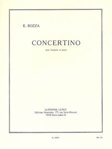 �y�� �A�� �g�����y�b�g�\�� �g�����y�b�g�����t�� �iTrumpet in C�j Concertino (Trumpet & Piano) /Eugene Boz �^ (��)�e�[�k����