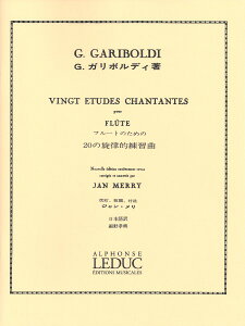 y A t[g 20̐IK iFlutej 20 Etudes Chantantes Op. 88 /Giuseppe Gariboldi ^ ()e[k