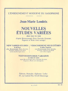 y A TbNX\ SĂ̒ɂVKȏW iSaxophonej Nouvelles Etudes Variees /Jean-Marie Lo ^ ()e[k