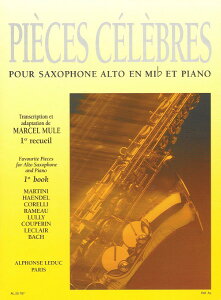y A AgTbNX\ AgETN\tĤ߂̍iIW 1 Pieces Celebres Volume 1 (A.Sax & ^ ()e[k