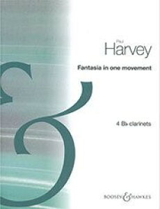 y A NlbgATu 1y͂̌z i4 Bb Clarinetj Fantasia in One Movement (Harvey) (Cla ^ ()e[k